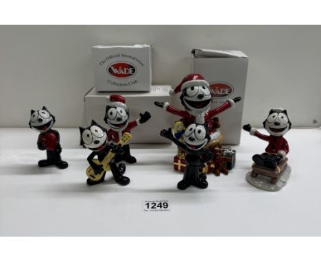 A quantity of Wade Felix The Cat figures including 3 boxed