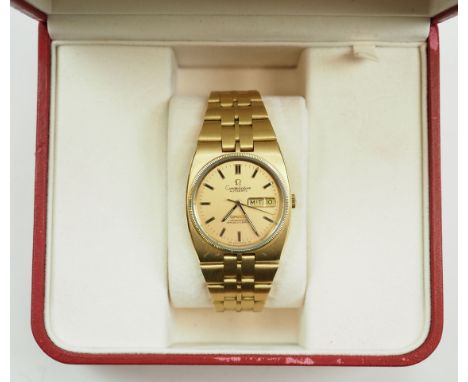 OMEGA Constellation Chronometer GOLD, im Etui.Gehäuse und Armband in 750er GOLD, gepunzt, Automatik Werk, Zifferblatt mit Sek