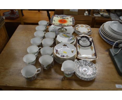 A quantity of Royal Worcester "Evesham," tea cups and saucers and various other china 