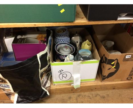  A shelf of assorted