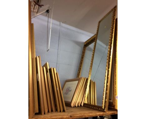 A quantity of prints, pictures and mirrors