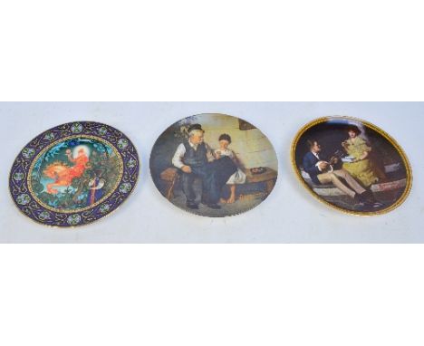 A very large collection of collectors' plates including examples by Heinrich Villeroy & Boch, Royal Worcester, Knowles, etc, 