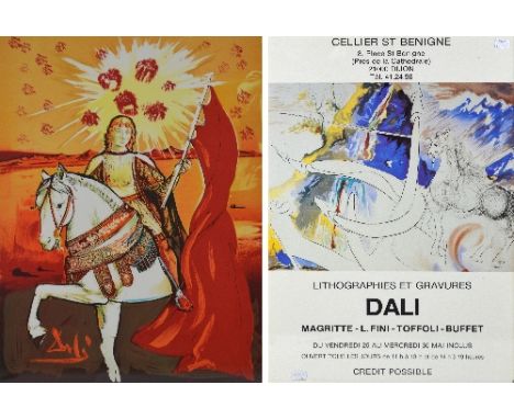 SALVADORE DALI (1904-1989); a signed lithograph "Joan of Arc", signed lower right, inscribed EA lower left, 47 x 34cm, framed