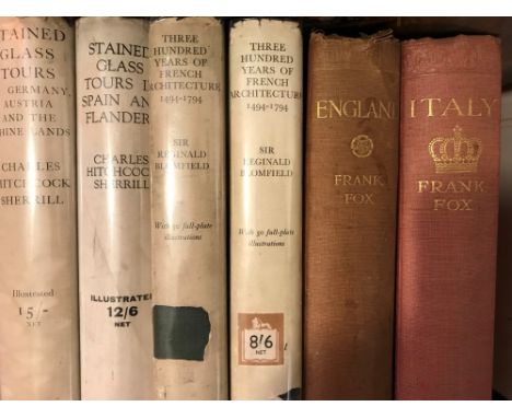 History, biography and architecture etc., various including: The Book of the Bench, Queen Victoria, stained glass reference, 