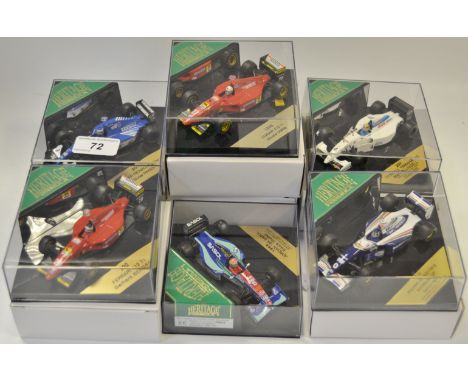 Onyx Heritage Formula 1 1:43 scale models including Damon Hill, Williams Renault FW16 no. 210, Gerhard Berger & Nicola Larini