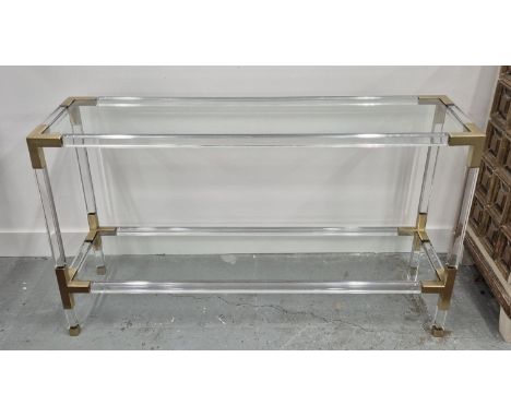 JOHNATHAN ALDER JACQUES CONSOLE TABLE, 127cm x 37cm x 71cm approx.