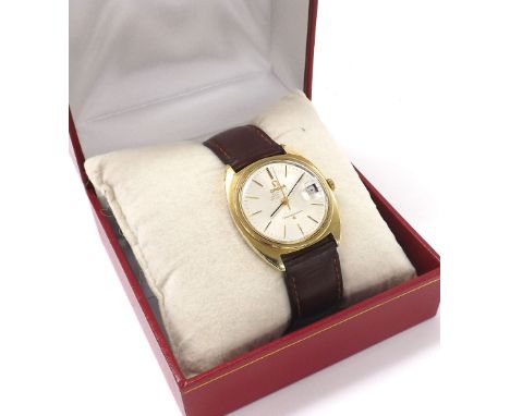 Omega Constellation Chronometer automatic gold plated and stainless steel gentleman's wristwatch, circa 1966, ref. CD 168.017