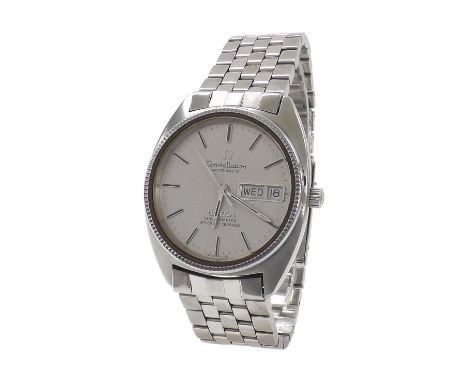 Omega Constellation Chronometer automatic stainless steel gentleman's bracelet watch, circa 1979, ref. ST 168 0064, circular 