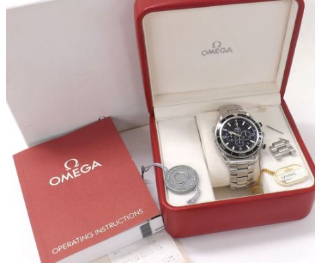 Omega Seamaster Planet Ocean Co-Axial Chronometer stainless steel gentleman's bracelet watch, case serial no. 78321248, circu