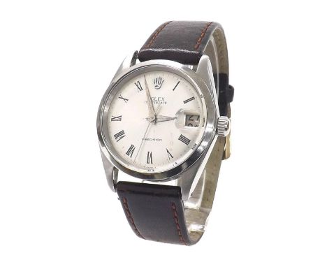 Tudor Oyster 1960 stainless steel gentleman's wristwatch, ref. 7962, serial no. 485xxx, with later silvered dial centre secon