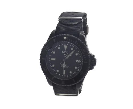 MWC Military Diver's PVD Stealth 1000ft/300m automatic stainless steel wristwatch, circa 2014, serial no. 0806/7000, circular