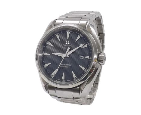 Omega Seamaster Aqua Terra 150m/5000ft stainless steel gentleman's bracelet watch, circa 2010 ref. 196 1115 cal. 1538 quartz 