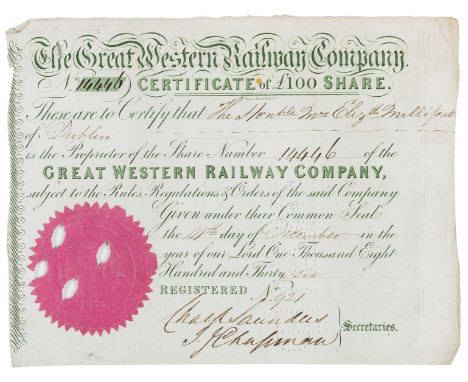 Railway Share Certificates.- Two Albums of share certificates, containing certificates of various types, fixed interest beari