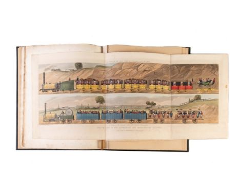 Bury (Thomas Talbot) Coloured Views on the Liverpool and Manchester Railway, second edition, 13 fine hand-coloured aquatint p