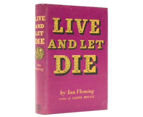 Fleming (Ian) Live and Let Die, first edition, original boards, minor bumping to spine ends and corners, first state dust-jac