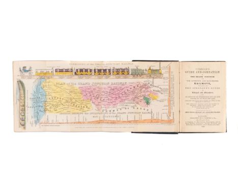 Parry (Edward) Railway Companion from Chester to Shrewsbury, first edition, large folding engraved map (torn), 10pp. advertis