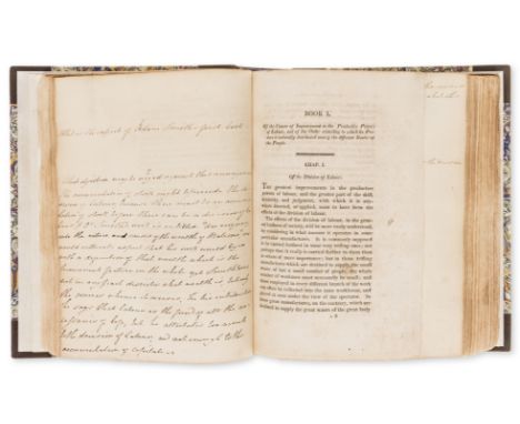 Adam Smith &amp; Robert Malthus.- Smith (Adam) [An Inquiry into the Nature and Causes of the Wealth of Nations], vol. I only,