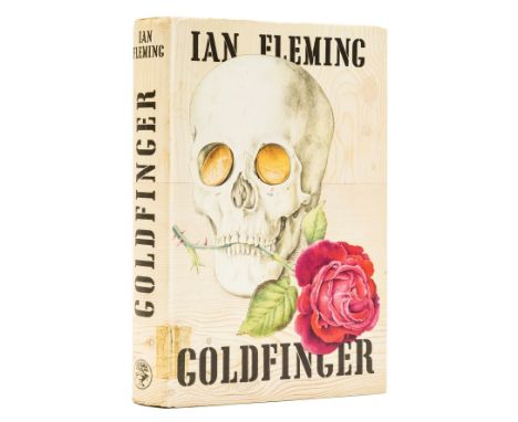 Fleming (Ian) Goldfinger, first edition, original  blind-stamped and gilt pictorial boards, jacket with tape residue to joint