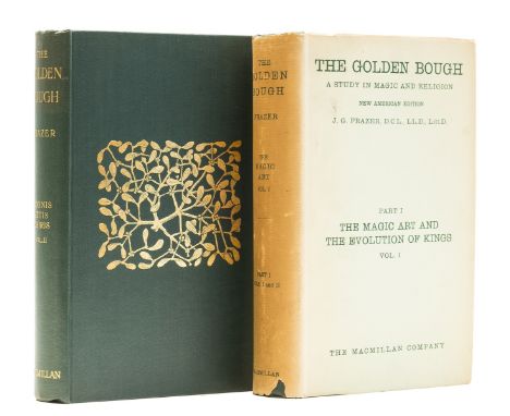 Frazer (Sir James George) The Golden Bough, 12 vol., owner's ink stamp on half-title of vol.1, part 1, original pictorial clo