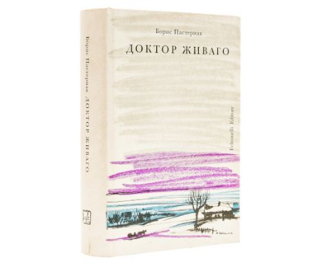 Pasternak (Boris) Doctor Zhivago, first trade edition in Russian, marginal toning, original green boards, lettered in black, 