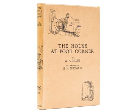 Milne (A.A.) The House at Pooh Corner, first edition, illustrations by Ernest Shepard, pictorial endpapers slightly browned, 