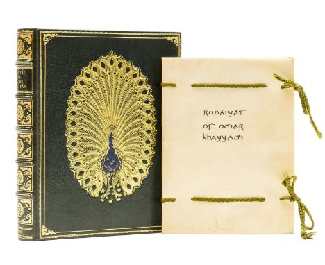 Calligraphic manuscript.- Omar Khayyam. Rubaiyat, illuminated calligraphic manuscript by Alberto Sangorski, 32pp., 24 lines (