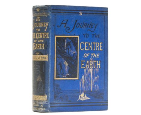 Verne (Jules) A Journey to the Centre of the Earth, first English edition, frontispiece, title-page vignette and 50 wood-engr