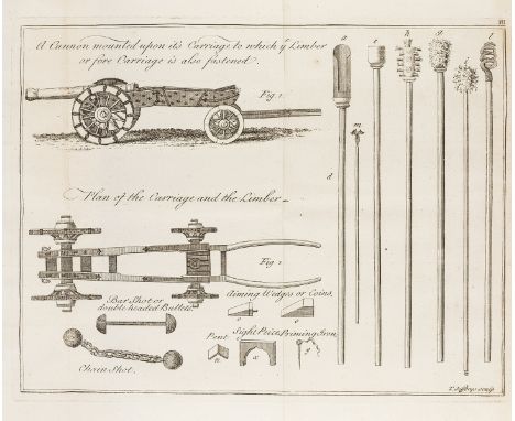 NO RESERVE Military.- Artillery.- Le Blond (Guillaume) A treatise of artillery: or, of the arms and machines used in war sinc