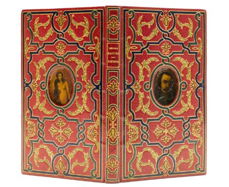 Binding.- Gautier (Théophile) Fortunio, engraved frontispiece, original printed wrappers bound in, superb red morocco by Yseu