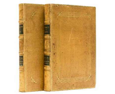 Martin (John).- Milton (John) The Paradise Lost, 2 vol., half-titles, 24 mezzotint plates with etching by John Martin, sheets