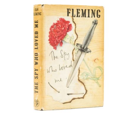 Fleming (Ian) The Spy Who Loved Me, first edition, cut signature of Roger Moore to title, small ink inscription to pastedown,