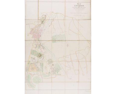 India.- Topographical Department (War Office) Plan of Lucknow, plotted from a survey made in 1856, by Lieut. Moorsom, 52nd. L