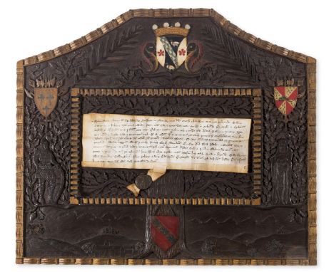 Surrey, Pirbright.- I, John de Courthote have conceded and by this present charter have confirmed to William Cuttermere and J