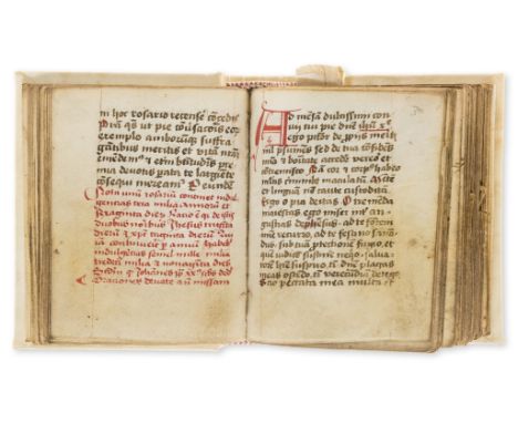 Book of Hours, Use of Utrecht, manuscript in Latin, on vellum, 122 leaves only including 3pp. (pp. 67-69) and 3pp. (pp. 120-1