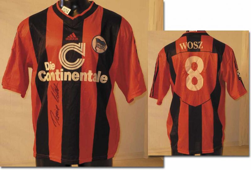 Match Worn Football Shirt Hertha Bsc 1998 99 Hertha Bsc Trikot 98 Original Match Worn Spiel Match Worn Football Shirt Hertha Bsc 1998 99 Hertha Bsc Trikot 98 Original Match Worn Spiel