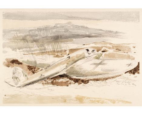 Nash (Paul, 1889-1946). The Raider on the Moors, London: Curwen Press, published by The National Gallery for The Ministry of 