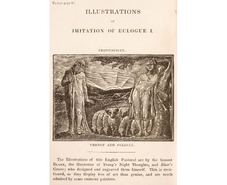 Blake (William, 1757-1827). The Pastorals of Virgil, with a course of English reading, adapted for schools: in which all the 