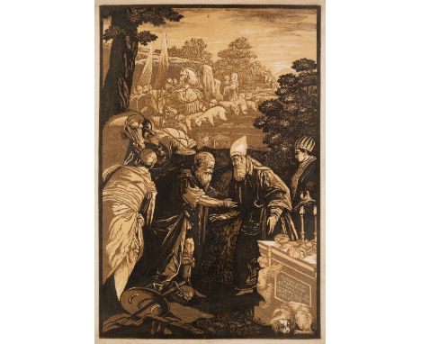 Jackson (John Baptist, 1701-circa 1780). Melchisedek meeting and blessing Abraham, after the victory over the Kings (after Gi