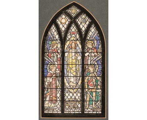 Nuttgens (Joseph Edward, 1892-1982). East Window, Alert Bay, B[ritish] C[olumbia], 1930, watercolour on paper laid on card, d