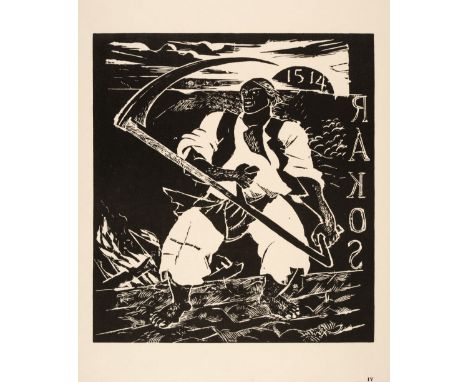 Derkovits (Gyula, 1894-1934). 1514, Szikra Kiadas, 1945, 4 preliminary leaves (title, introduction and contents), and 11 orig