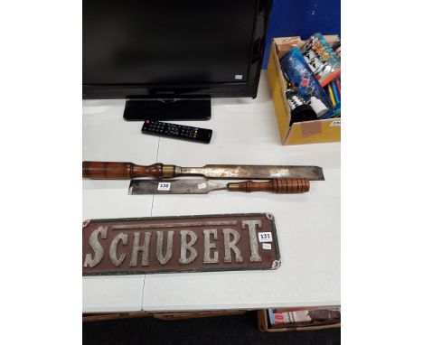 2 VINTAGE CHISELS 