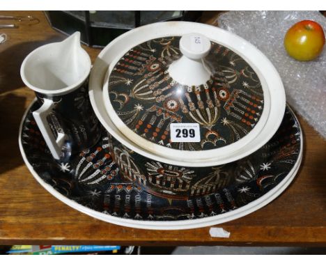     A Port Meirion Magic City Pattern Tureen Jug &amp; Two Meat Plates                  