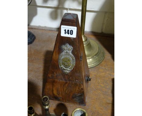     A Walnut Encased Metronome By Maelzel, London                                   