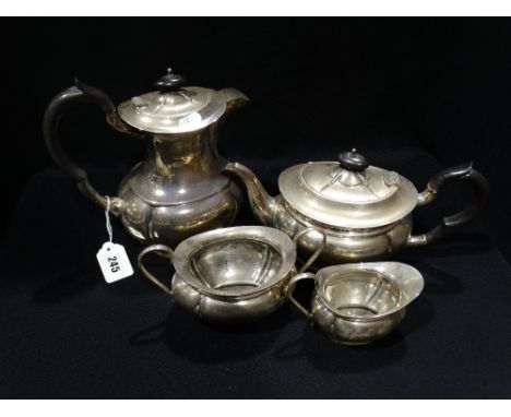     A Four Piece Silver Tea Service, Sheffield 1932, 1870grm All In                 