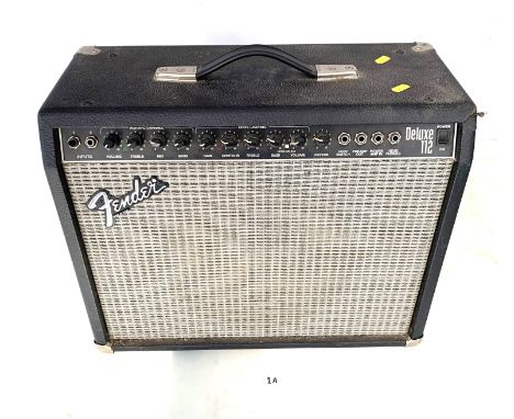 Fender-Deluxe 112 amplifier, 20" x 9" x 17"h