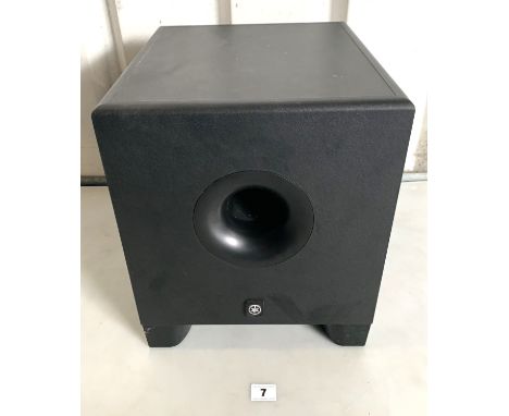 Yamaha Powered Speaker System, model HS8S, 12"w x 13.5"d x 14"h