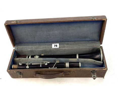 Cased clarinet by Besson &amp; Co, London