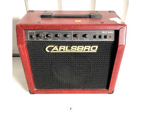 Carlsbro GLX Solo amplifier, 17"w x 7.5"d x 14.5"h