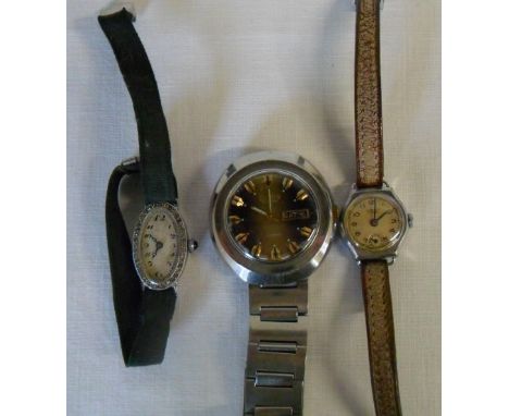 3 watches - Summit, Citizen & Art Deco