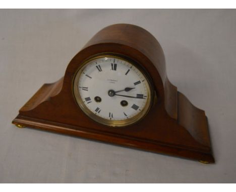 Mantle clock marked 'J W Benson Ltd, London'